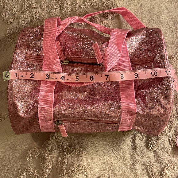 Pink Glitter Mini Sports Bag - Picture 5 of 9